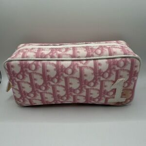 Dior Pink and White Clutch